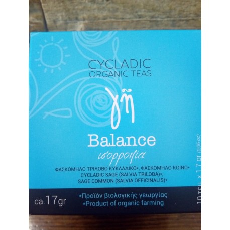Tea Balance earth from cyclades organics.